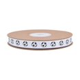 thumbnail image 3 of AMLESO Soccer Ribbon 18.2M Long Sports Design for Party Decor Gift Packaging Crafts White, 3 of 8