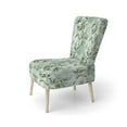 thumbnail image 3 of Designart "Essence Zen de Bambou Tropical I" Chaise d'Appoint Verte Tropicale - Fauteuil Tropical pour Salon, 3 of 7