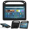 thumbnail image 2 of Feishell Fit for Amaon Fire Max 11 Tablet 2023 Kids Friendly EVA Shockproof Protective Case,with Pencil Holder,Portable Child Proof Handle Kickstand Durable Case Cover,Black, 2 of 6