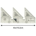 thumbnail image 2 of Clearance Measuring Tools under $5,Creative Ruler Grids 45°Double Strip Ruler Non Slip Quarter Square Triangle Cutting Guide For Sewing, 2 of 8
