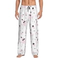 thumbnail image 1 of Balery Cute Poodle Dog Pantalones de pijama para hombre, pijama ultraligero, pantalón de descanso-3X-Large, 1 of 6