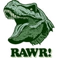 thumbnail image 3 of CafePress - T Rex RAWR Men's Light Pajamas - Men's Light Loose Fit Cotton Pajama Set, 3 of 7