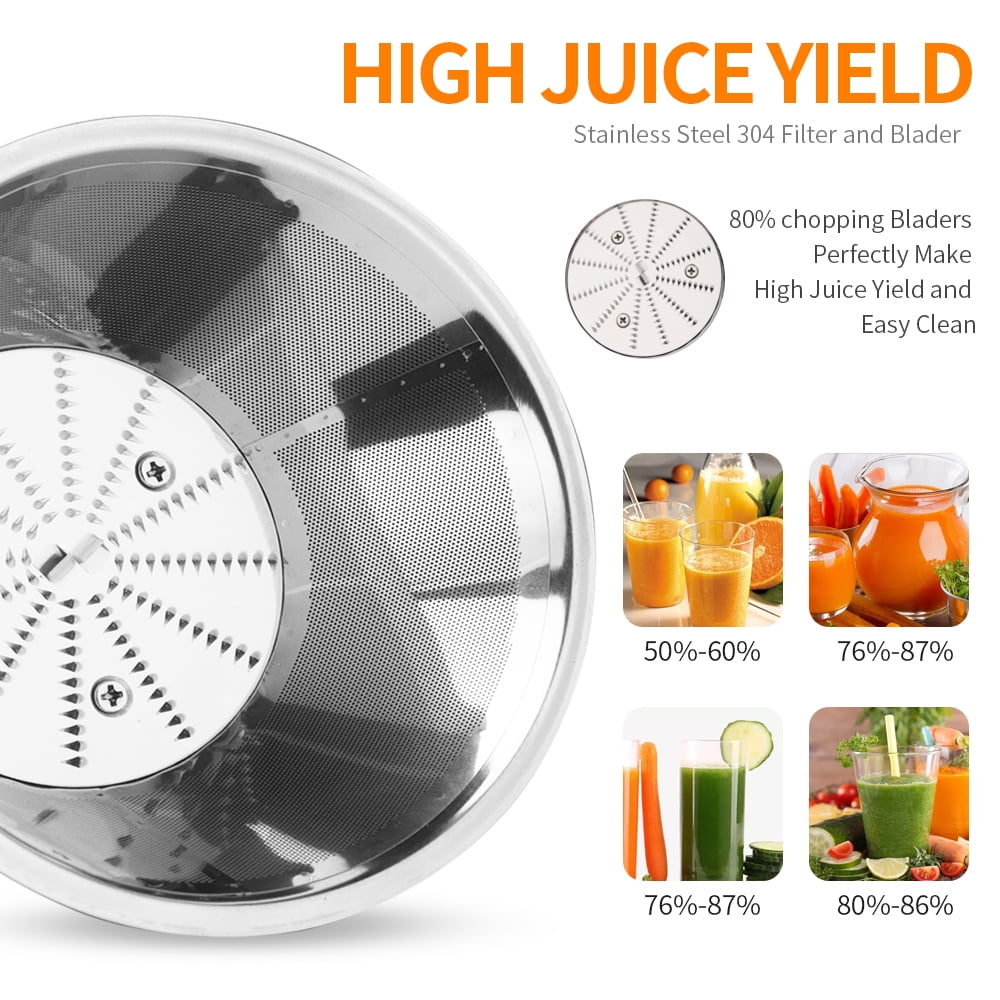 Lowestbest Easy-to-Clean Juicer, 600W Vegetable and Fruit Juicer, Silver&Black Lowestbest Easy-to-Clean Juicer, 600W Vegetable and Fruit Juicer, Silver&Black