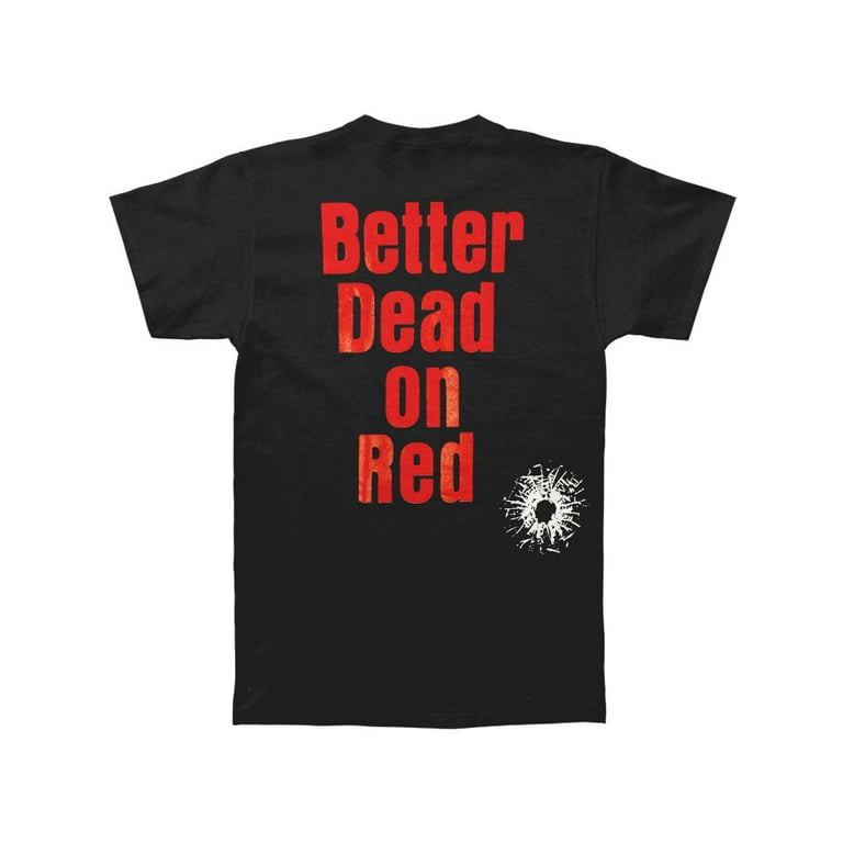The Misfits- Better Dead On Red (Front/Back) Apparel T-Shirt