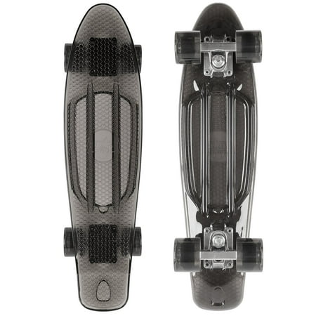 STAR-SKATEBOARDS Original Vintage Cruiser Retro Skateboard | for Adults, Teens and Kids age 8 years | Beginner and Advanced Riders | 60mm Wheels Diamond Class Edition | Diabolic (Best Cruiser Boards For Beginners)