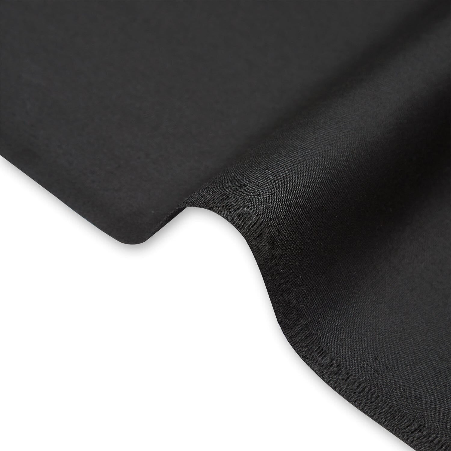 Cotton Polyester Broadcloth Fabric Premium Apparel Quilting 60" Wide Sold By the Yard Wholesale (Black)
