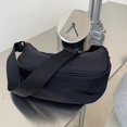 thumbnail image 3 of Bolsos hobo plegables para mujer, bolso de mano clásico para mujer, bolsos de hombro bordados, bolso de mano de nailon a la moda para viaje, 3 of 5