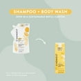 thumbnail image 2 of The Honest Company 2 in 1 Cleansing Shampoo and Body Wash Refill Carton Citrus Vanilla Refresh 32 fl oz, 2 of 5