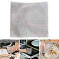thumbnail image 6 of Homerr Kitchen Steel Wool Rag Kitchen Utensil Cleaning Cloth 3/5/10/15Pcs Steel Wool Rag Double sided Oil proof Reusable Kitchen Scrubber, 6 of 8