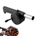 thumbnail image 4 of Ventilador de barbacoa Soplador de aire Arrancador de fuego rápido Mini manivela manual portátil para picnic al aire libre Camping Cocina Barbacoa Parrillas de carbón Accesorios de estufa Adepaton  Accesorios para Asar, 4 of 9