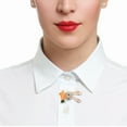 thumbnail image 5 of FRCOLOR rabbit pin Adorable Rabbit Brooch Made of Durable Alloy Perfect for Decorating Clothes Multi Color 2 Pieces,1.1"X0.79"X0.28", 5 of 5