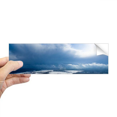 thumbnail image 1 of Sunshine Blue Sky Clouds Rectangle Bumper Sticker Notebook Window Decal, 1 of 1