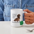 thumbnail image 4 of CafePress - Dachshund Dad Large Mug - 15 oz Ceramic Large White Novelty Mug, 4 of 6