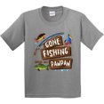 thumbnail image 3 of Inktastic Gone Fishing with My Pawpaw Youth T-Shirt, 3 of 5