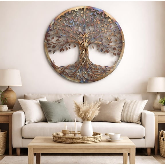 Aluminum Tree of Life Metal Wall Sculpture for Outdoor Decorative Wall Decor