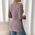 thumbnail image 4 of Women'S Basic Turtleneck Long Sleeve Side Slit Casual T-Shirt Tee Top New Arrival Fashion Trending, 4 of 10