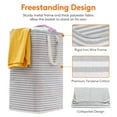 thumbnail image 3 of Lifewit Large Freestanding Laundry Hamper Collapsible Basket with Handles for Clothes Toys, Grey, 3 of 10