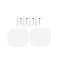 thumbnail image 7 of Unique Bargains 1 Set Wall Mounted Towel Shoe Rack Organizer for Bathroom Kitchen No Drill White 27.56"x2.95"x2.36", 7 of 7