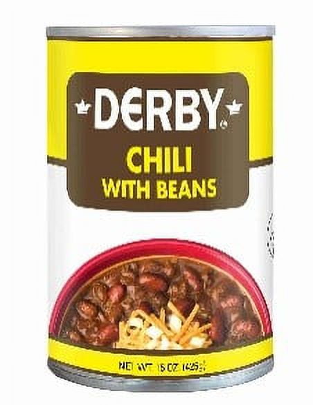 (2 pack) Derby Chili with Beans, 15 oz Can