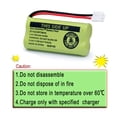 thumbnail image 4 of QBLPOWER 2.4V Rechargeable Battery Compatible with AT&T Vtech Phones BT18433 BT184342 BT28433 BT284342 BT-8300 BATT-6010 BT1011 BT1018 BT1022 BT1031 (Pack of 3), 4 of 6