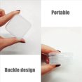 thumbnail image 4 of Paquete de 26 Cajas de Almacenamiento de Cuentas de Plástico, Recipiente Pequeño Transparente con Tapas, Mini Cajas Vacías con Bisagras para Coser, para Artículos Sueltos, 4 of 5