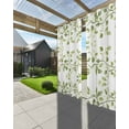 thumbnail image 3 of nqOlkjepod Outdoor Curtains for Patio Waterproof, Summer Plants Outdoor Privacy Panels Grommet, Green Leaves Pastoral Retro Garden Blackout Outside Curtains for Porch/Cabana 54"x108", 1 Panel, 3 of 8