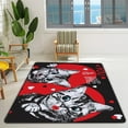 thumbnail image 2 of GZHJMY Soft Rug Large Area Rugs, Two Kittens Red Heart Comfortable Indoor Carpet, Baby Play Mat for Living Room Bedroom Nursery Decor Floor Mat 72x48inch Carpet Runner, 2 of 6