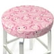thumbnail image 3 of Balery happy baby axolotls Fundas de asiento para taburete de bar redondo de tela de terciopelo ajustables que protegen de arañazos y manchas para sillas de 14 a 17 pulgadas.-13 inch, 3 of 7