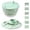 Light Green, variant on White Salad Spinner Large 5.3 Qt with 5 Blades, Vegetable Chopper Washer Dryer Bowl Lettuce Spinner Kitchen Gadget Colander Minimal Style Modern Kitchen