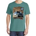 thumbnail image 2 of Wild Bobby, Ford F-150 Raptor Built Touch Offroading Hit The Dirt, Cars and Trucks, Garment-Dyed Washed Look Short Sleeve Tees, Emerald, X-Large, 2 of 3