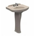 thumbnail image 3 of TOTO LPT642#01 Cotton Dartmouth Pedestal Lavatory Sink With Single Faucet Hole, 3 of 6