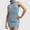 Sky Blue, variant on New Arrivals Sleepwear for Women Backless Long Tie Open Turtleneck Sleeveless Sweaters Dress