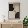 thumbnail image 3 of Canvas Print Neutral Geometric Wall Art Modern Abstract Decorative for Living Room Bedroom - 12"x18", 3 of 8