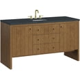 thumbnail image 3 of James Martin Vanities 435-V60S-LNO-3CSP Hudson 60" Free Standing Single Basin Poplar Wood, 3 of 7