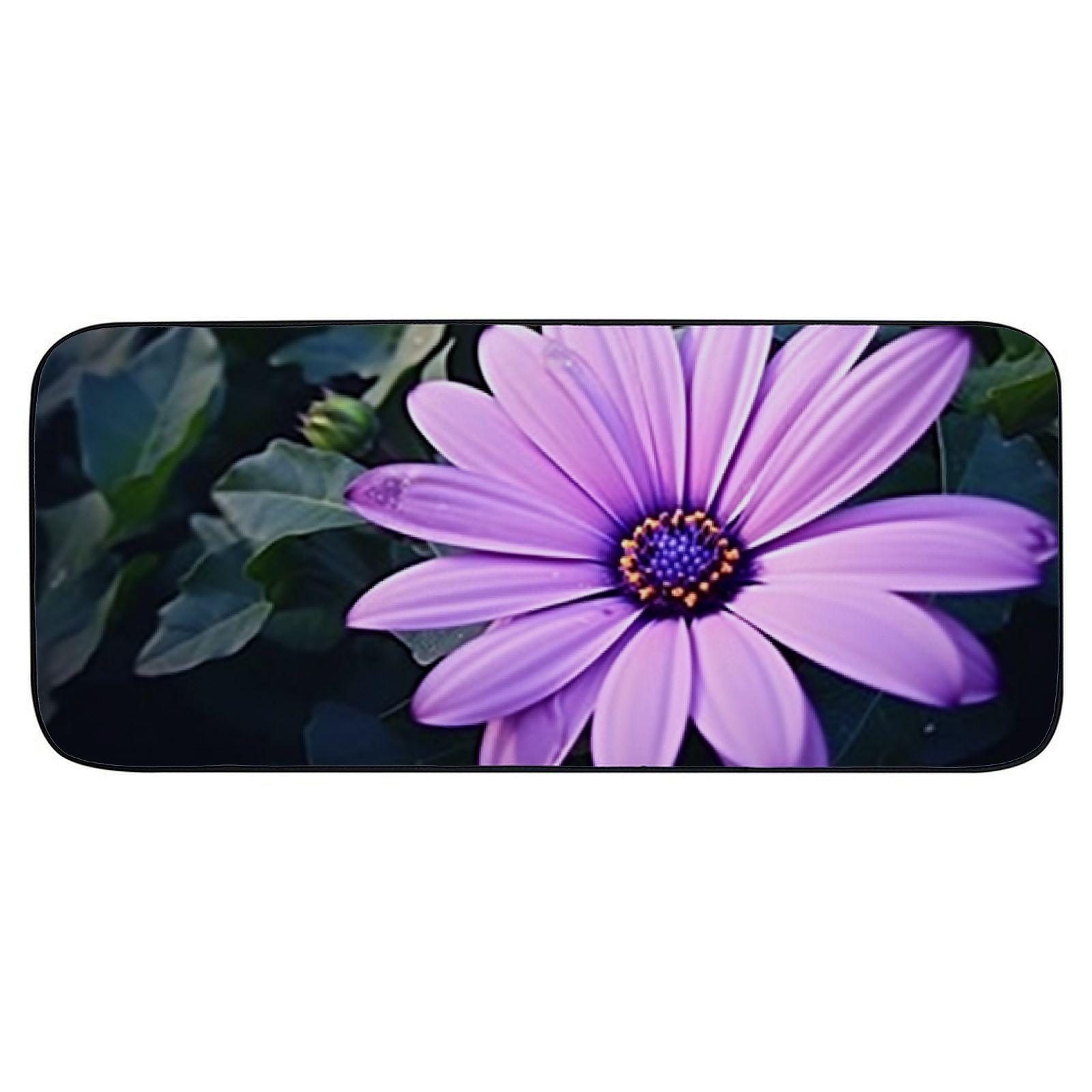 Qinduosi Decorative Door Mat, Door Mat with Non-Slip Rubber Backing, Easy Cleaning, Traps Dirt, for Entry, Patio, Garage - Cluster Flowers Little Flower Beautiful Nature 19.68*47.24 in