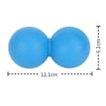 thumbnail image 2 of Peanut massage ball, used for muscle fascia release, pain point therapy, muscle pain relief massagerblue, 2 of 4