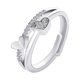 thumbnail image 2 of Anillos para mujeres, regalos para mujeres Corazón a corazón Boca viva Temperamento Femenino En forma de corazón Apertura de un anillo, 2 of 2