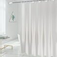 thumbnail image 7 of Cinvoph 71"x79" Semi-Transparent Bath Curtain Waterproof EVA Shower Curtain, Light Filtering Curtain for Bathroom, Simple Frosted Style Bath Decor, 7 of 7