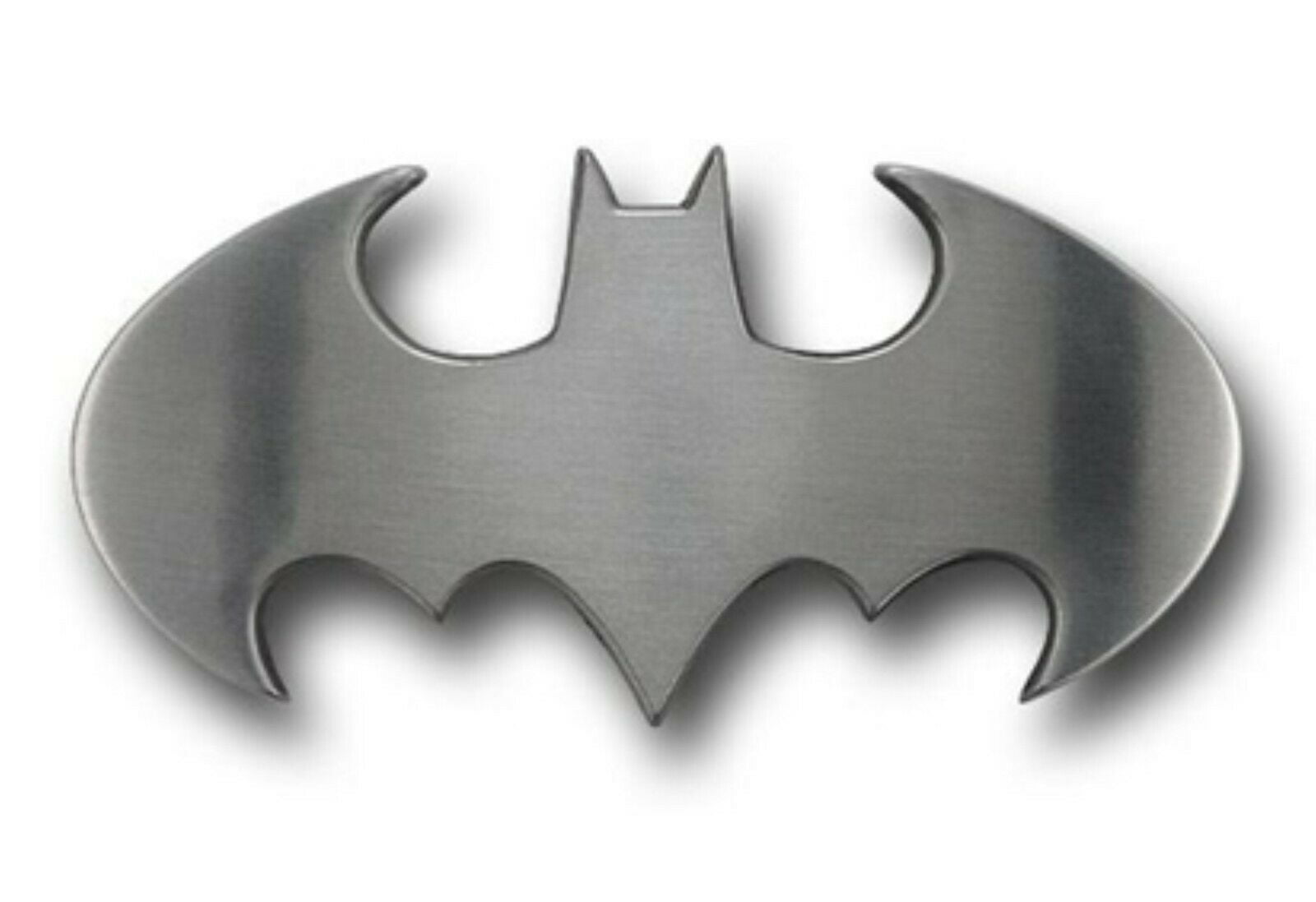 DC Comics BATMAN Bat Symbol Silvertone Metal BELT BUCKLE AUTHENTIC 
