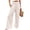 White, variant on Women Summer High Waisted Cotton Linen Palazzo Pants Wide Leg Long Lounge Pant Trousers with Pocket