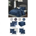 thumbnail image 7 of Posh Living Fahad 8pc King/California King Comforter Set Navy, 7 of 7