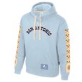 thumbnail image 2 of Unisex Stadium Essentials Light Blue San Antonio Spurs 2024/25 City Edition Star Pullover Hoodie, 2 of 3
