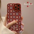thumbnail image 1 of Art ondulado flor azul fresa lindo silicona funda trasera suave para iphone 14 x xr 7 8 plus 13 promax 11 12 mini xsmax teléfono capa Deng Xun unisex, 1 of 2