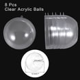 thumbnail image 3 of Uxcell 8 Pcs Soportes de Tealight Colgantes Globos 4.7" Bolas de Acrílico Recargables, Contenedor de Adornos Navideños de Plástico para Decoración de Fiestas en el Hogar DIY, 3 of 7