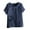 Navy, variant on IROINNID Fashion Women Summer Tops Loose Graphic Print Round-Neck Classic T-Shirt Short Sleeve Casual Blouse Clearance
