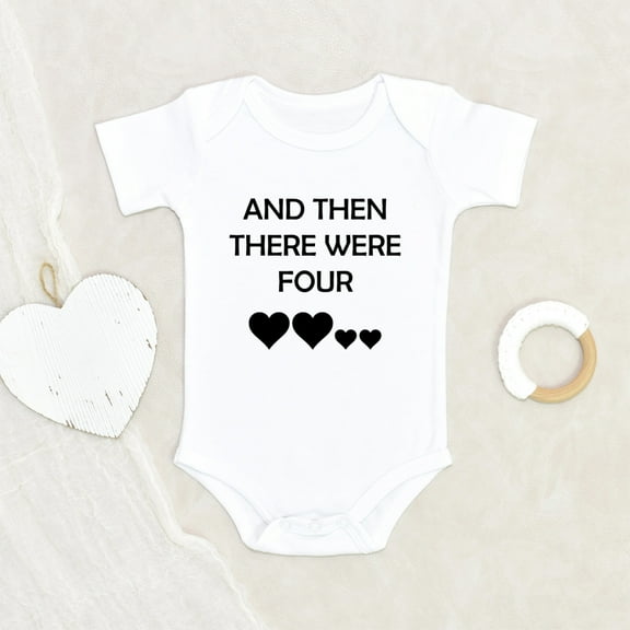Newbabywishes - Cute Pregnancy Announcement Hearts Baby Clothes for Boys and Girls
