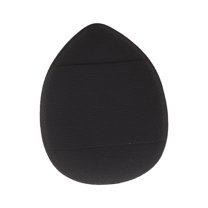 Unique Bargains 1 Pc Reusable Mini Face Makeup Sponge for Bedrooms Black Hydrophilic Polyurethane