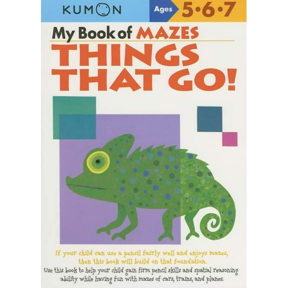 Kumon Workbooks: My Book of Mazes: Things That Go: Ages 5-6-7 (Paperback)