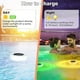 thumbnail image 5 of Floater de cloro de piscina con energía solar con colorido piscina de luz clorinador flotante IP68 impermeable para purificar agua de piscina, 5 of 9