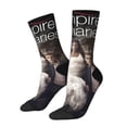 thumbnail image 2 of Supernatural Vampire Diaries Adult Socks Breathable Cozy Soft Crew Socks Novelty Casual Calf Stockings For Men Women, 2 of 8